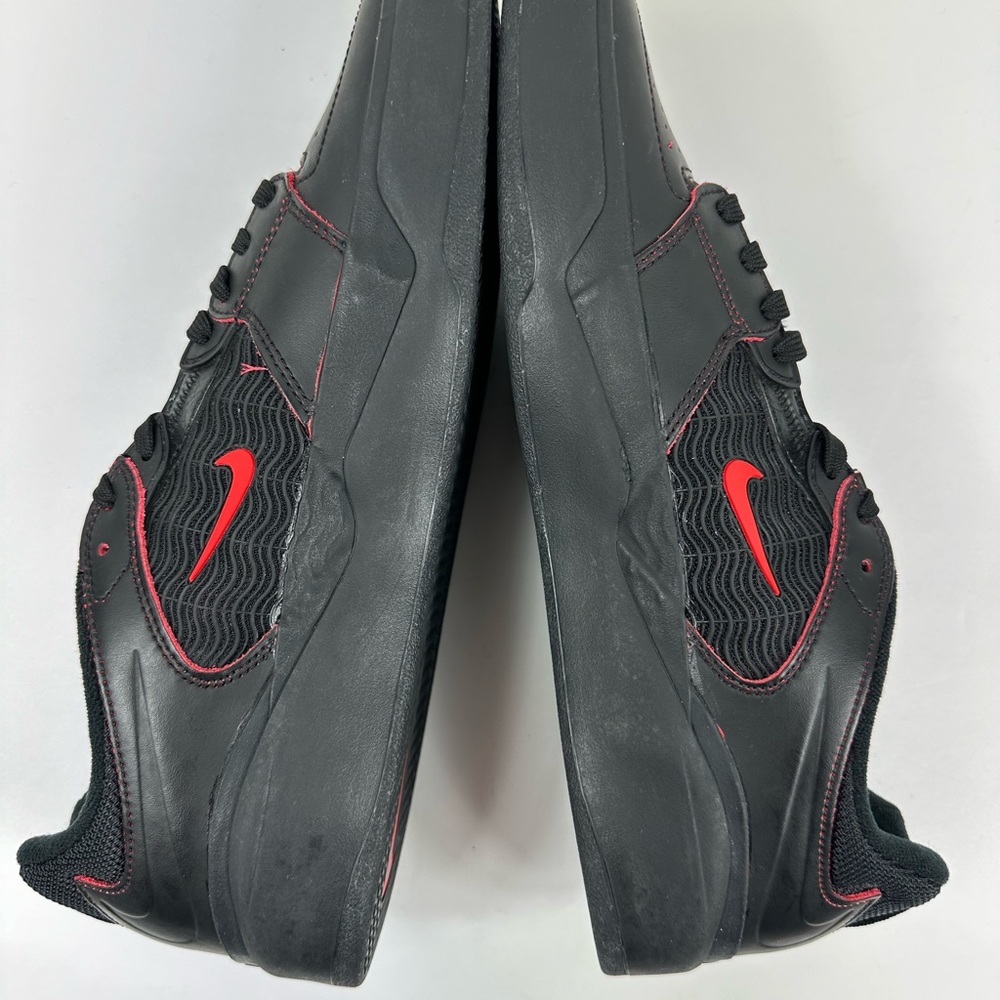 Men's Nike SB Ishod Wair Skate Skateboard Shoes Black/Red DV5473-001 - Size 11 - Picture 5 of 9